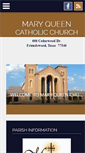 Mobile Screenshot of maryqueencatholicchurch.org
